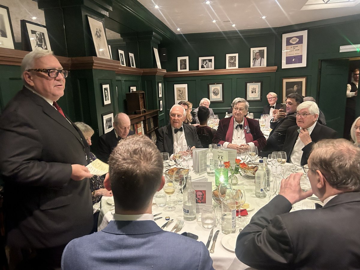 The Howard Staunton Society Dinner at L'Escargot