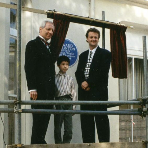 Barry Martin, David Howell and Grandmaster Julian Hodgson